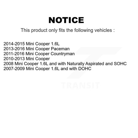 Engine Cartridge Oil Filter (2 Pack) For Mini Cooper Countryman Paceman K56-100008