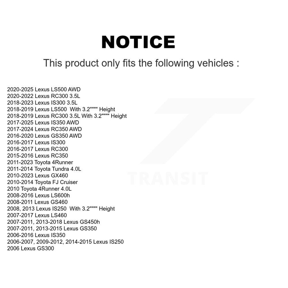 Engine Cartridge Oil Filter (2 Pack) For Toyota 4Runner Lexus Tundra IS250 IS300 IS350 FJ K56-100022