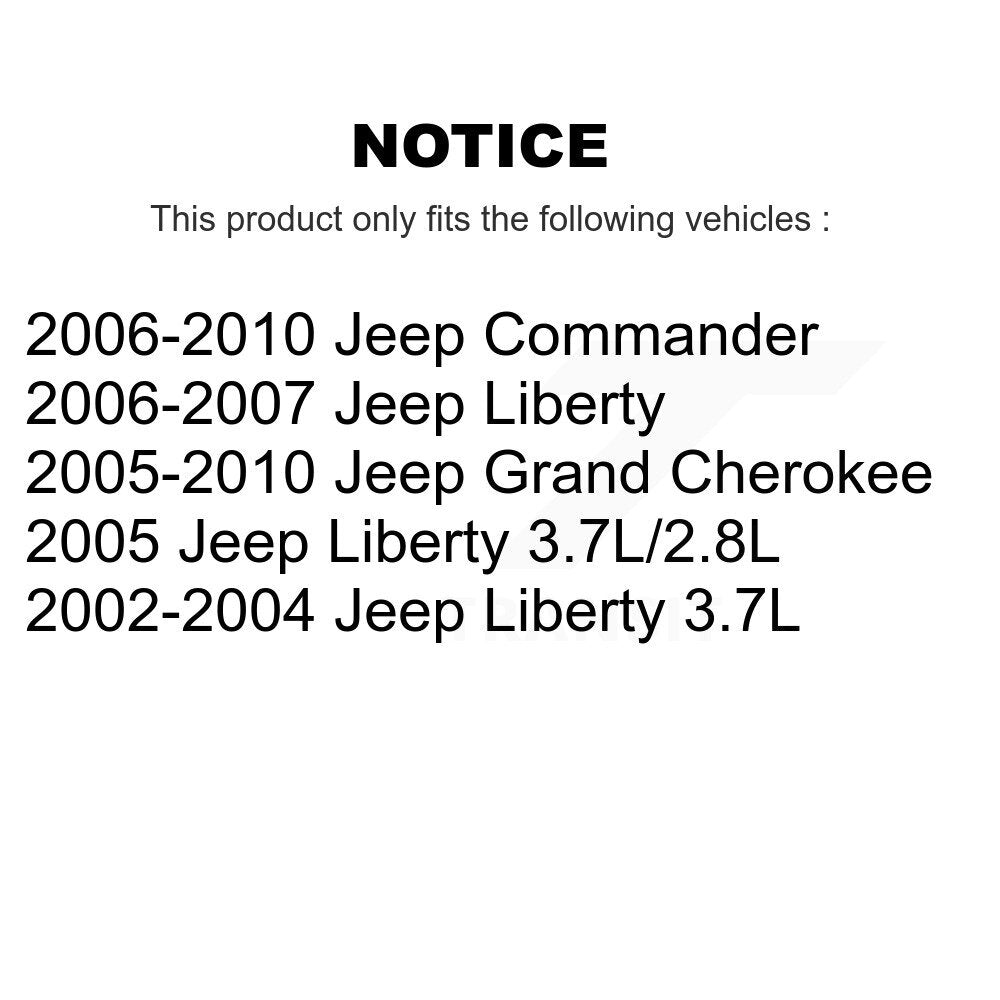 Engine Air Filter (2 Pack) For Jeep Liberty Grand Cherokee Commander K57-100068