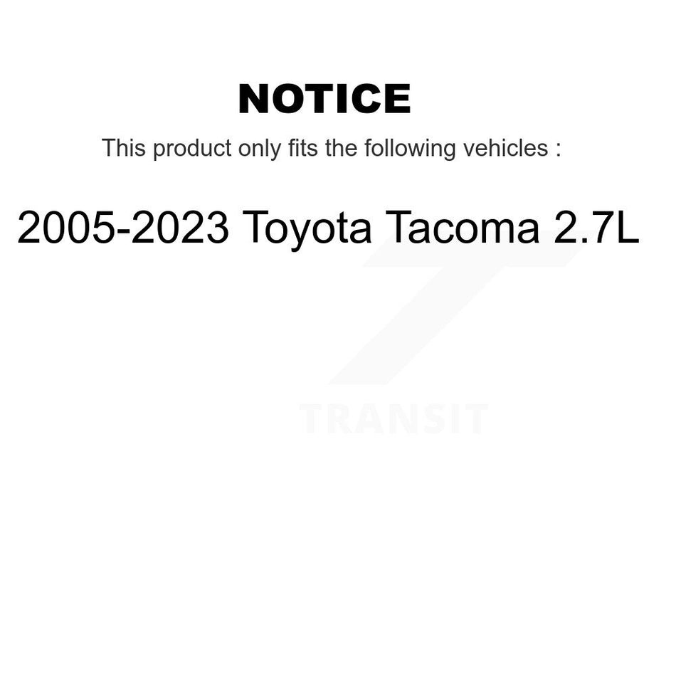 Engine Air Filter (2 Pack) For 2005-2023 Toyota Tacoma 2.7L K57-100137