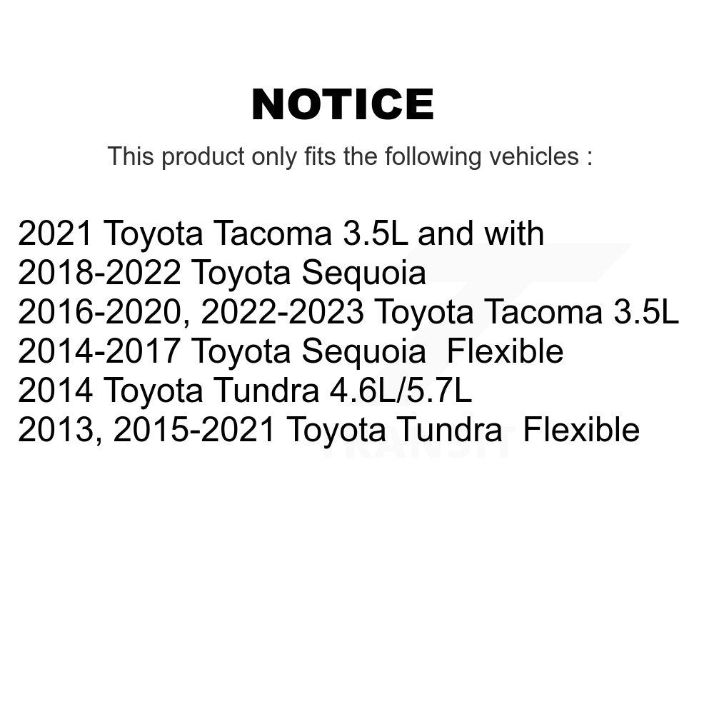 Engine Air Filter (2 Pack) For Toyota Tacoma Tundra Sequoia K57-100139