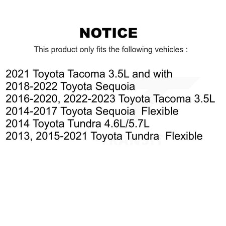 Engine Air Filter (2 Pack) For Toyota Tacoma Tundra Sequoia K57-100139