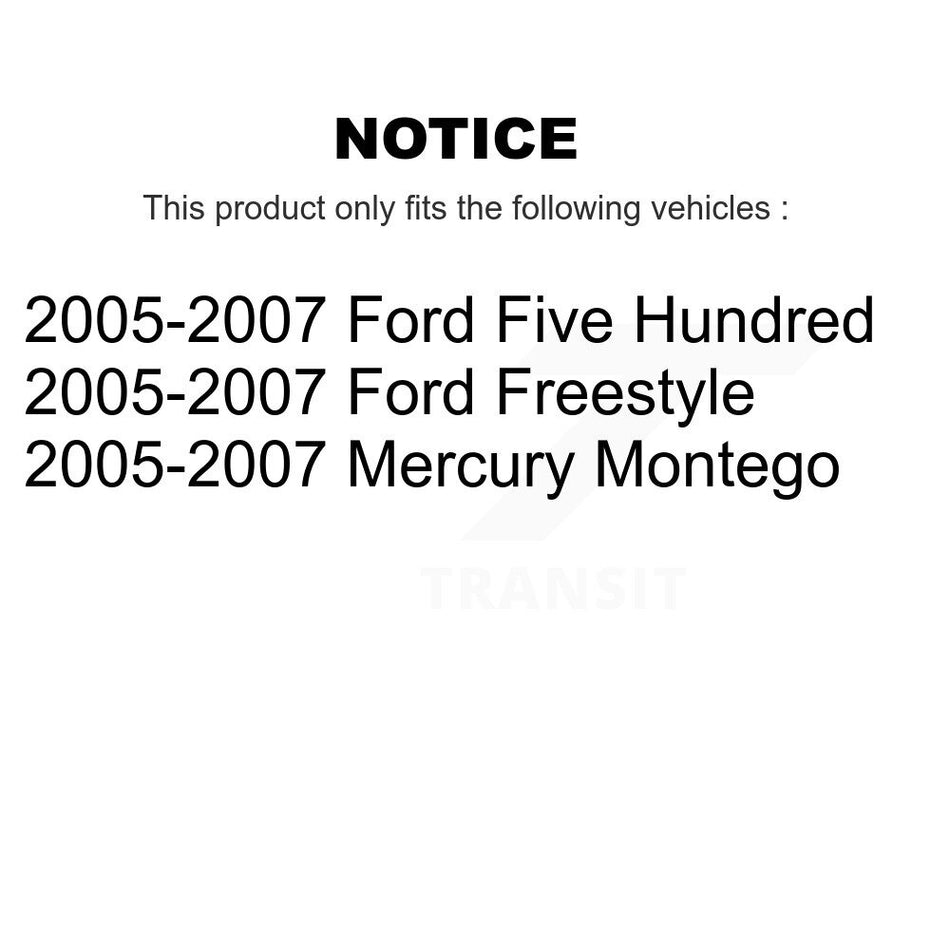 Engine Air Filter (2 Pack) For 2005-2007 Ford Five Hundred Freestyle Mercury Montego K57-100211