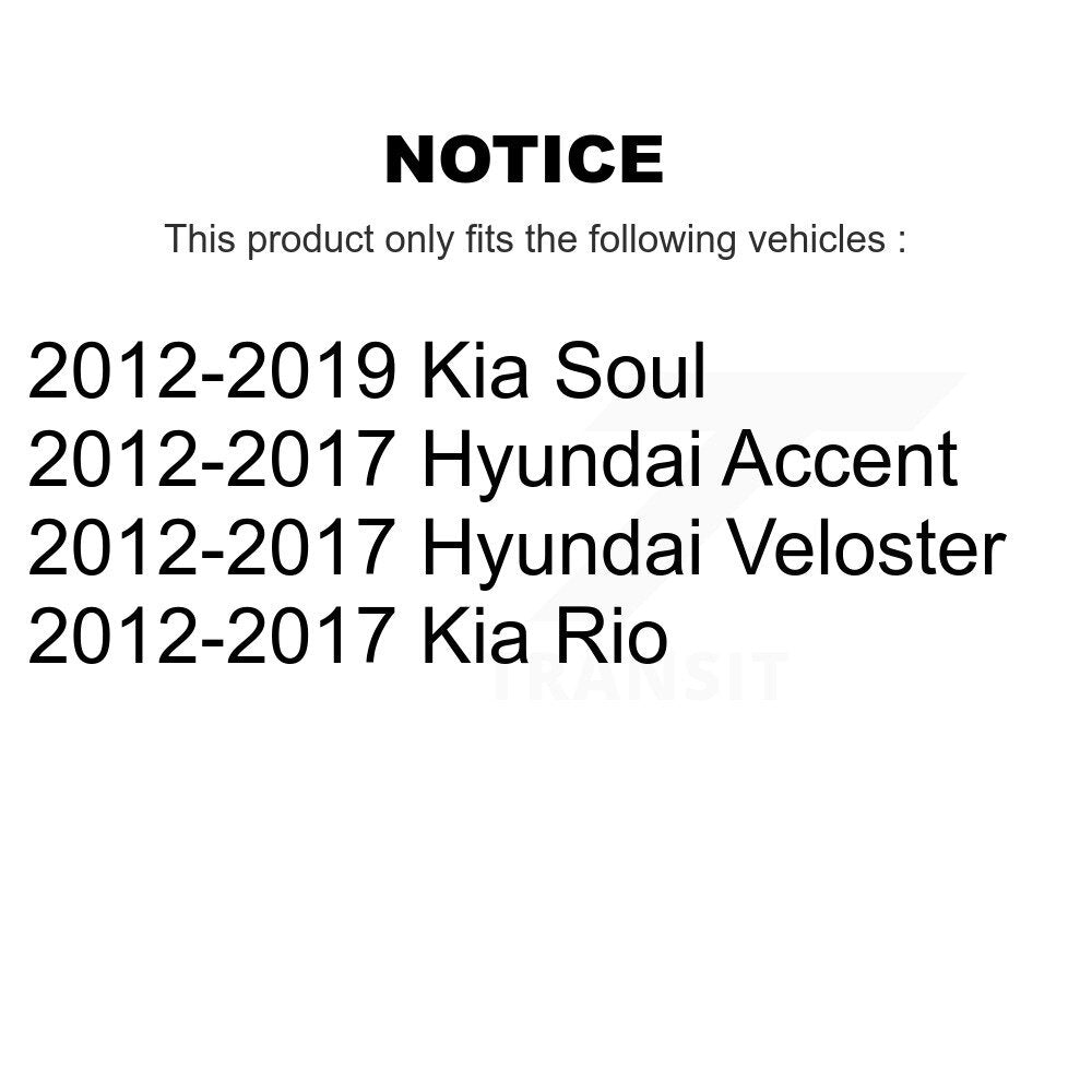 Engine Air Filter (2 Pack) For Hyundai Kia Accent Soul Rio Veloster K57-100215