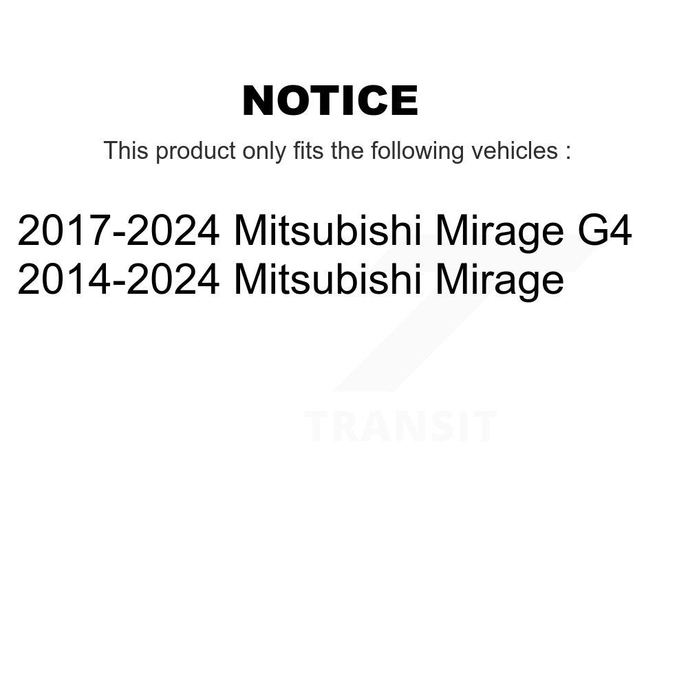 Engine Air Filter (2 Pack) For Mitsubishi Mirage G4 K57-100269