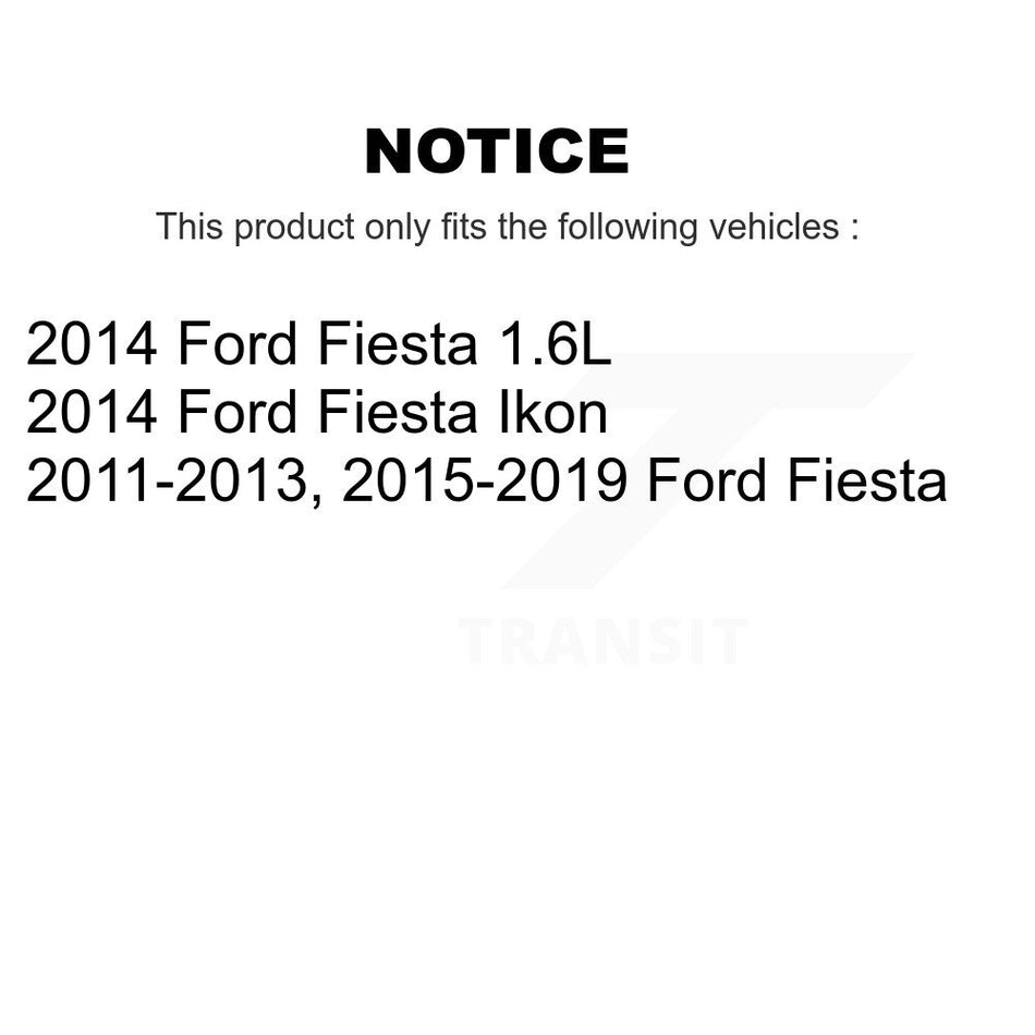 Engine Air Filter (2 Pack) For Ford Fiesta Ikon K57-100286