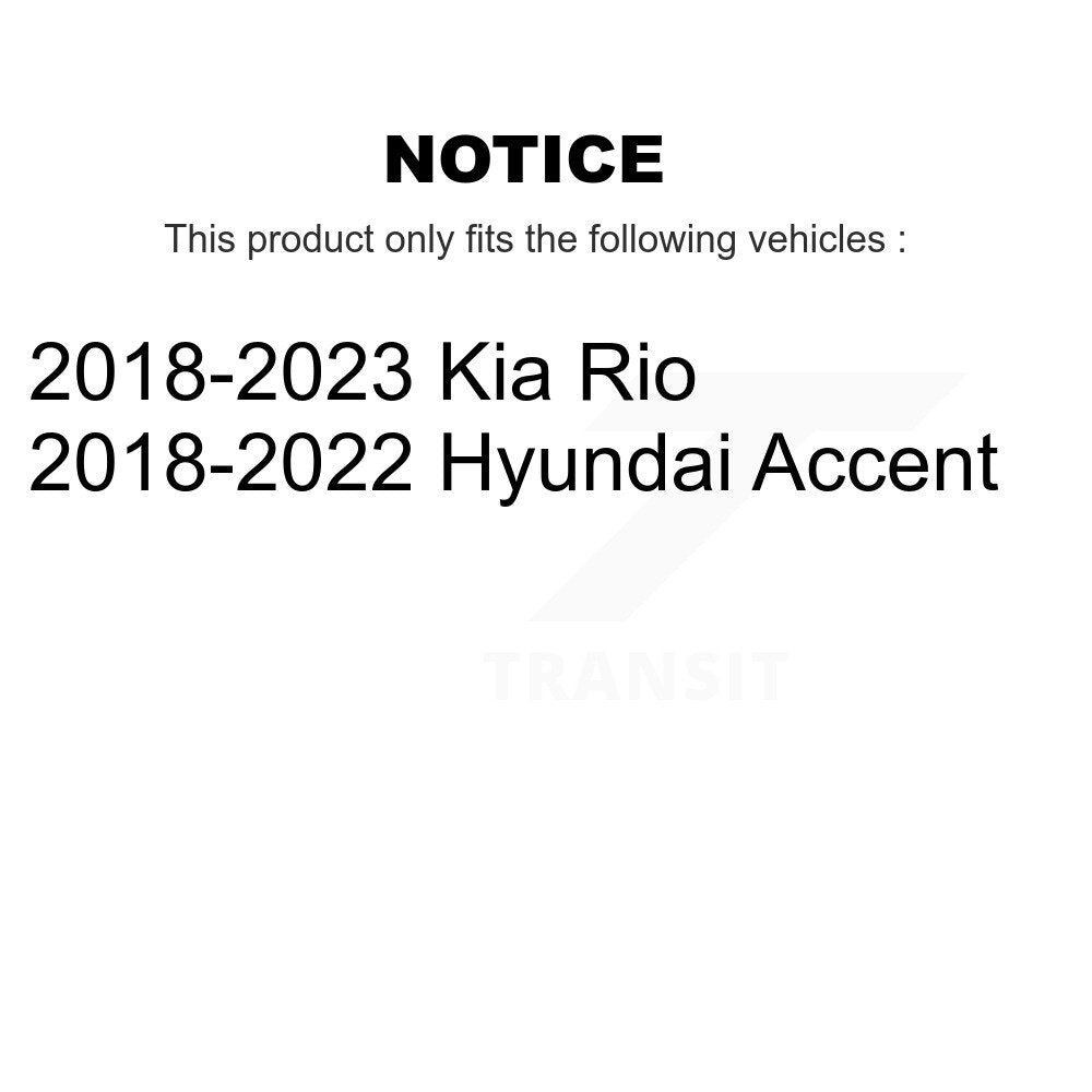 Engine Air Filter (2 Pack) For Kia Rio Hyundai Accent K57-100312