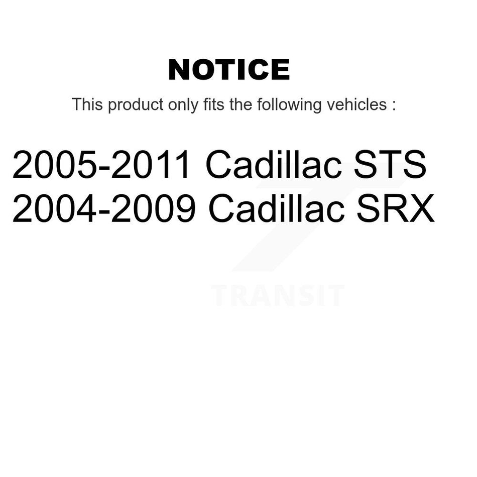 Engine Air Filter (2 Pack) For Cadillac SRX STS K57-100318