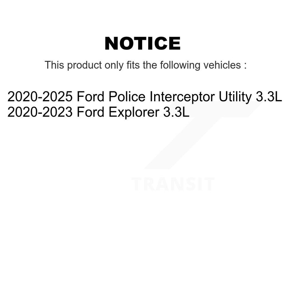 Engine Air Filter (2 Pack) For Ford Explorer Police Interceptor Utility 3.3L K57-103860