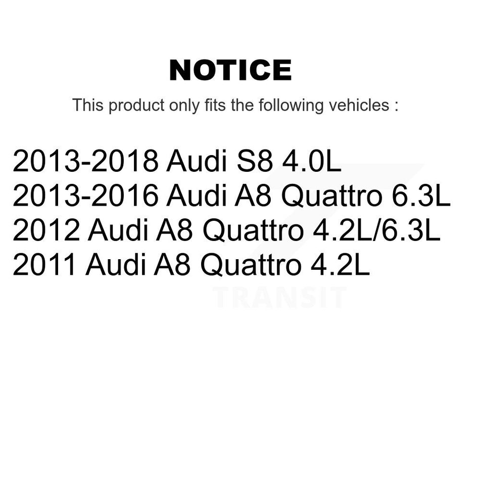 Engine Air Filter (2 Pack) For Audi A8 Quattro S8 K57-103871