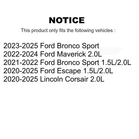 Engine Air Filter (2 Pack) For Ford Escape Bronco Sport Maverick Lincoln Corsair K57-103908