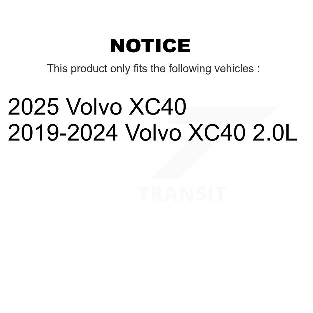 Engine Air Filter (2 Pack) For Volvo XC40 K57-103914