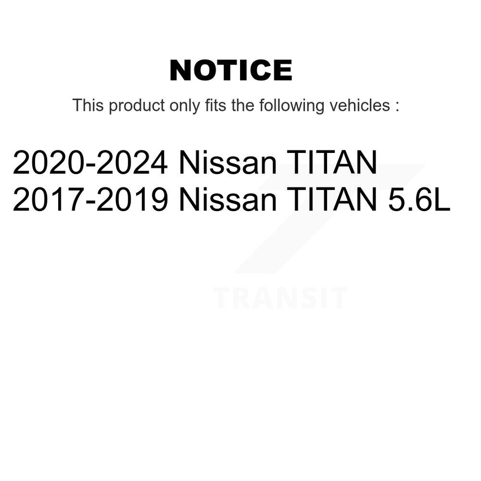 Engine Air Filter (2 Pack) For Nissan TITAN K57-103919