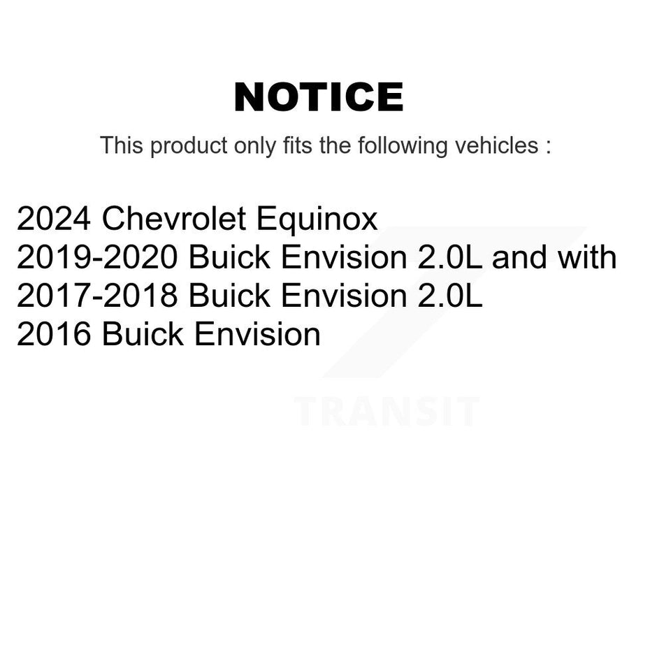 Engine Air Filter (2 Pack) For Chevrolet Equinox Buick Envision K57-103924