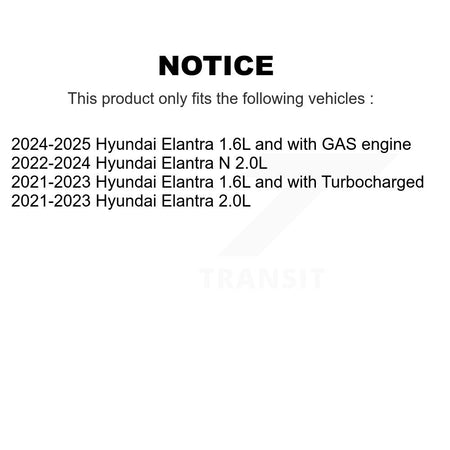 Engine Air Filter (2 Pack) For Hyundai Elantra N K57-103932
