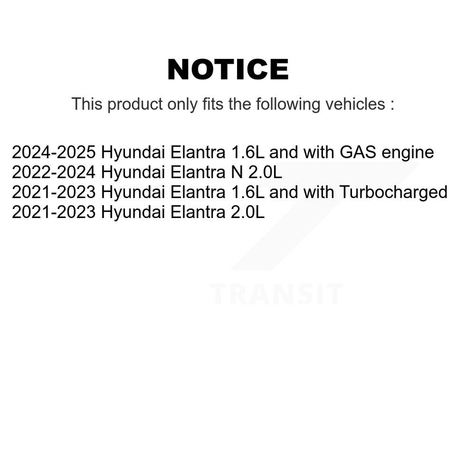 Engine Air Filter (2 Pack) For Hyundai Elantra N K57-103932