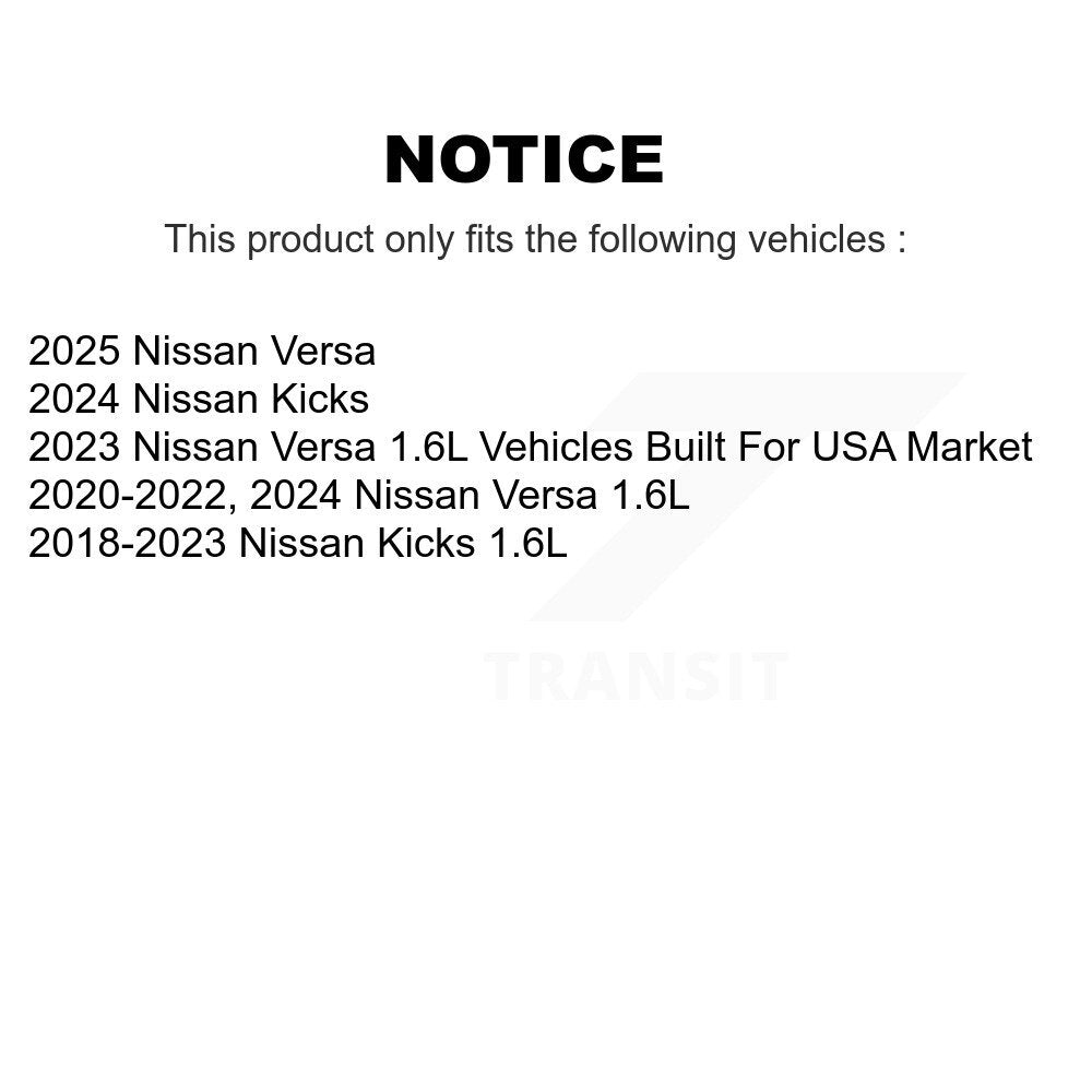 Engine Air Filter (2 Pack) For Nissan Kicks Versa K57-103943