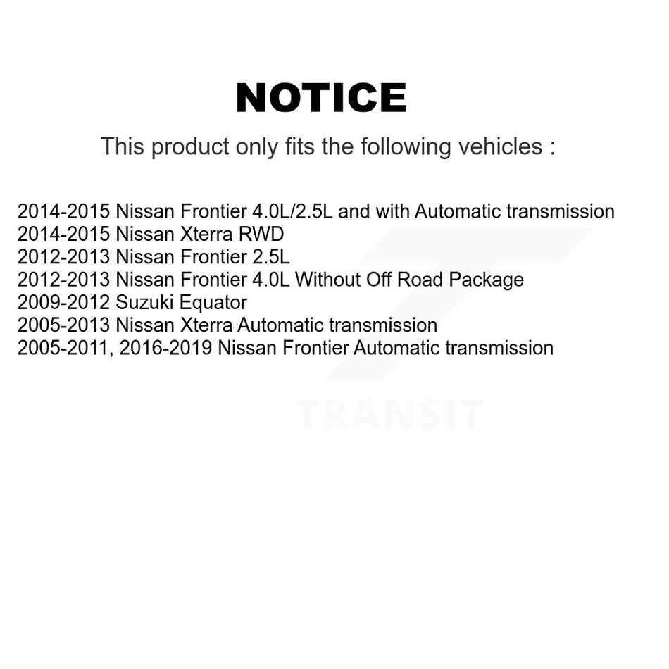 Rear Wheel Bearing Assembly Pair For Nissan Frontier Xterra Suzuki Equator K70-100239