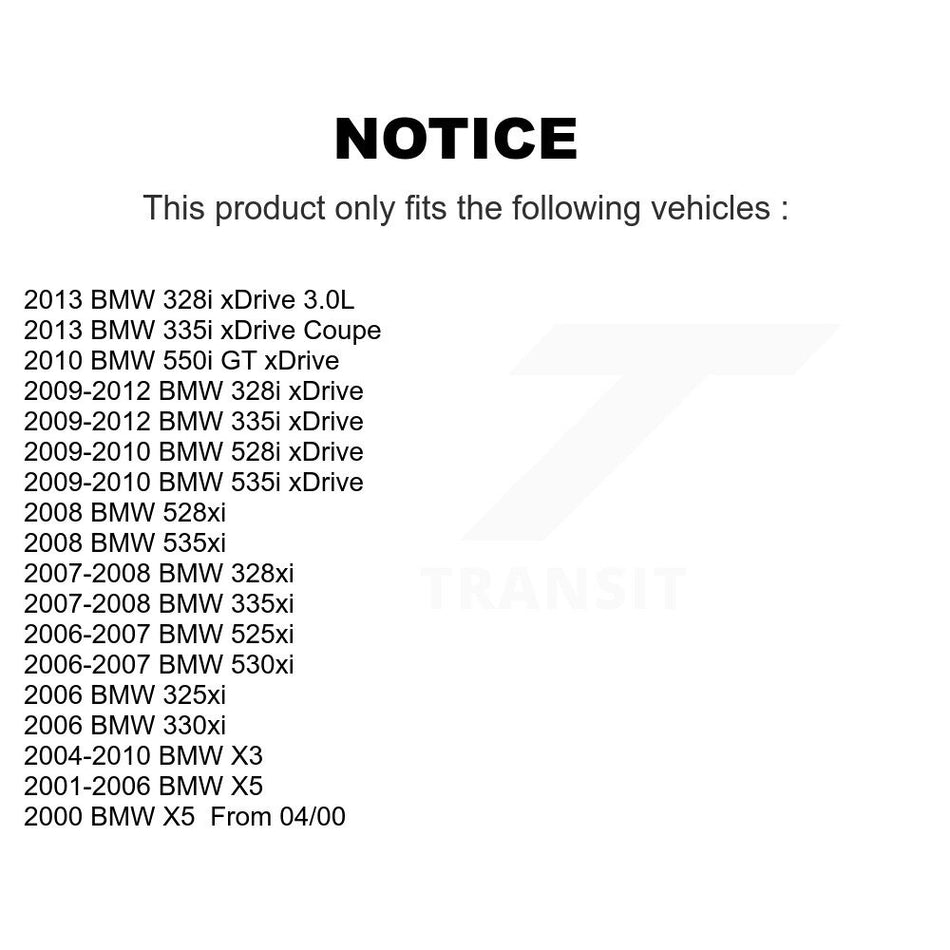 Front Wheel Bearing Pair For BMW X3 X5 328i xDrive 328xi 535i 335i 530xi 325xi 535xi 528i 335xi 528xi 330xi 525xi 550i 650i K70-100519