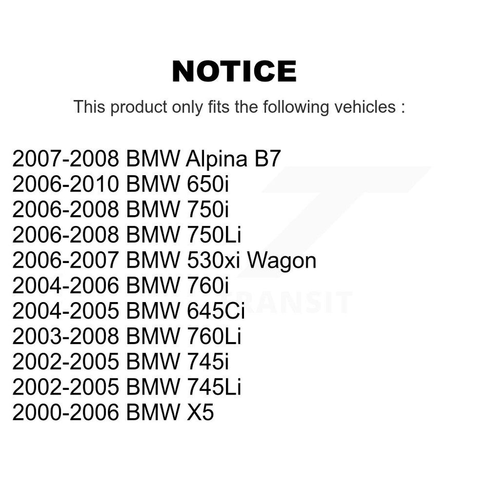 Rear Wheel Bearing Assembly Pair For BMW X5 750Li 650i 745Li 530xi 750i 745i 645Ci xDrive 760Li Alpina B7 760i Module K70-101023