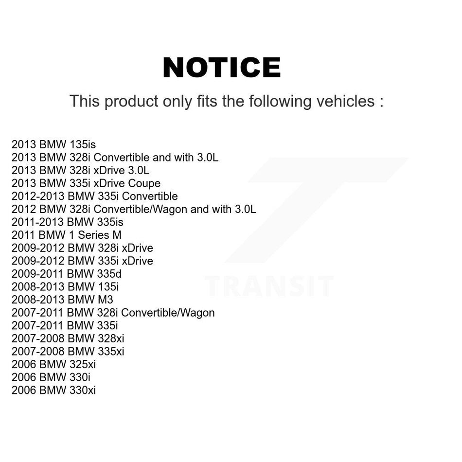 Rear Wheel Bearing Pair For BMW 328i xDrive 335i 328xi 330i M3 135i 325xi 335xi 335d 330xi 335is 135is 1 Series M K70-101073