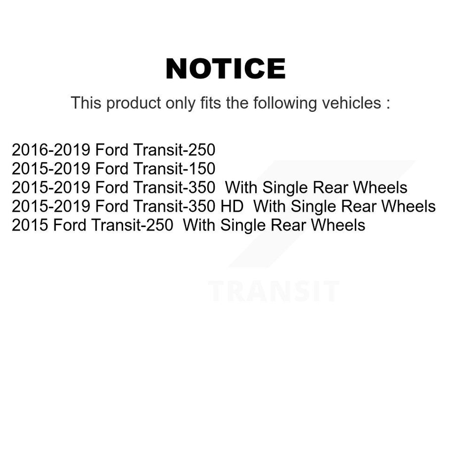 Front Wheel Bearing And Hub Assembly Pair For Ford Transit-250 Transit-350 Transit-150 HD K70-101492