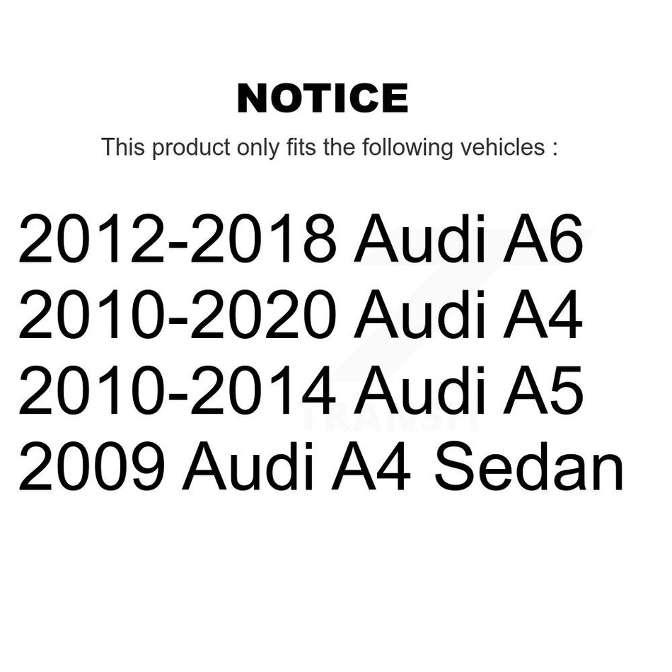 Rear Wheel Bearing And Hub Assembly Pair For Audi A4 A6 Quattro A5 allroad K70-101508