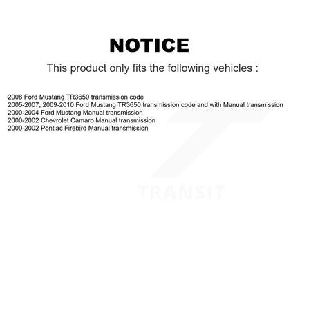 Rear Wheel Bearing & Race Pair For Pontiac Firebird Chevrolet Camaro Manual transmission K70-101838
