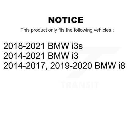 Rear Wheel Bearing And Hub Assembly Pair For BMW i3 i8 i3s K70-101888