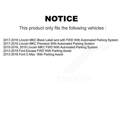 Front Rear Wheel Bearing And Hub Assembly Kit For Ford Escape Lincoln MKC C-Max K70-101902