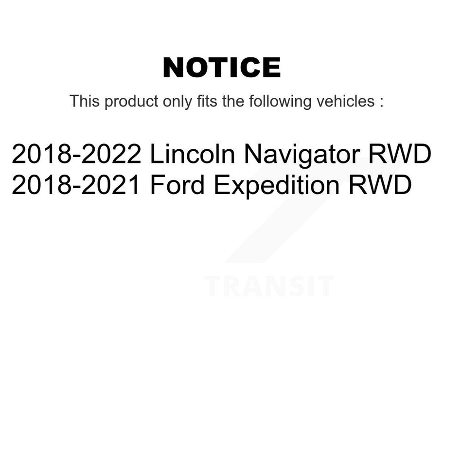 Front Rear Wheel Bearing & Hub Assembly Kit For Ford Expedition Lincoln Navigator RWD K70-101919