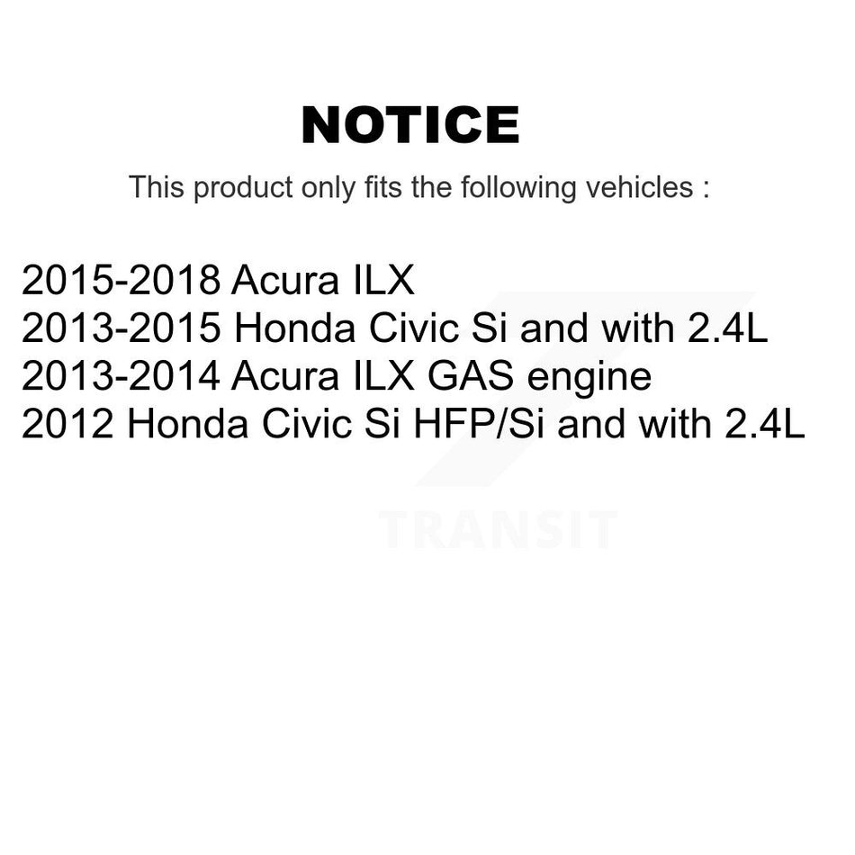 Front Rear Wheel Bearing And Hub Assembly Kit For Honda Civic Acura ILX K70-102011