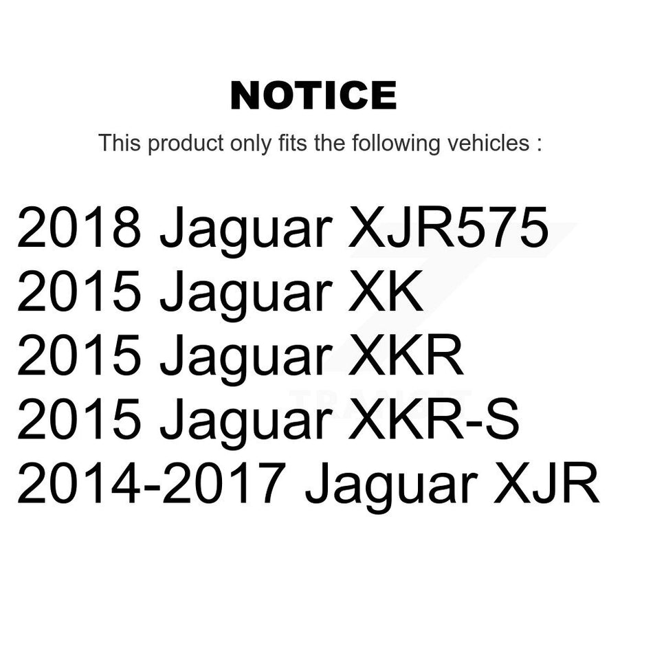 Front Rear Wheel Bearing Kit For Jaguar XJR XK XJR575 XKR XKR-S K70-102013