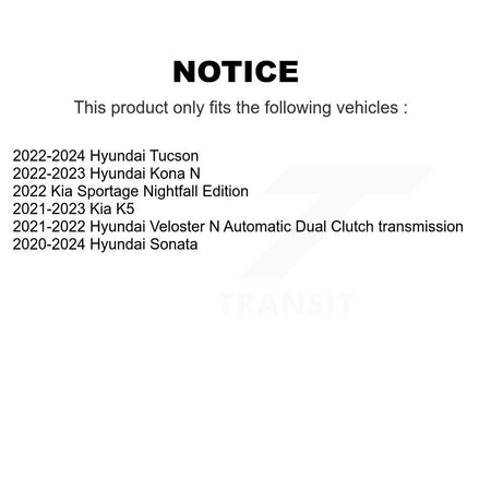 Front Wheel Bearing Hub Assembly Pair For Hyundai Tucson Sonata Kia Sportage K5 Veloster K70-102074