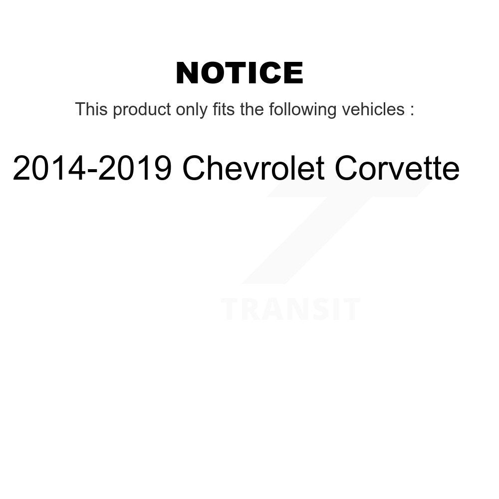Front Wheel Bearing And Hub Assembly Pair For 2014-2019 Chevrolet Corvette K70-102079