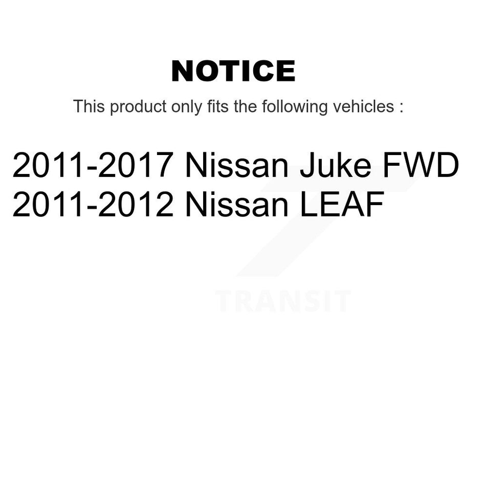 Rear Wheel Bearing And Hub Assembly Pair For Nissan Juke LEAF K70-102101