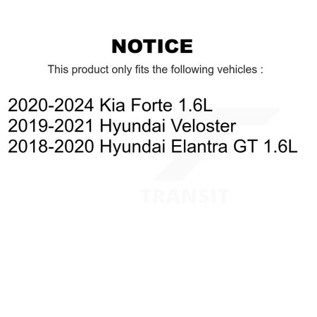 Rear Wheel Bearing And Hub Assembly Pair For Kia Forte Hyundai Elantra GT Veloster K70-102123