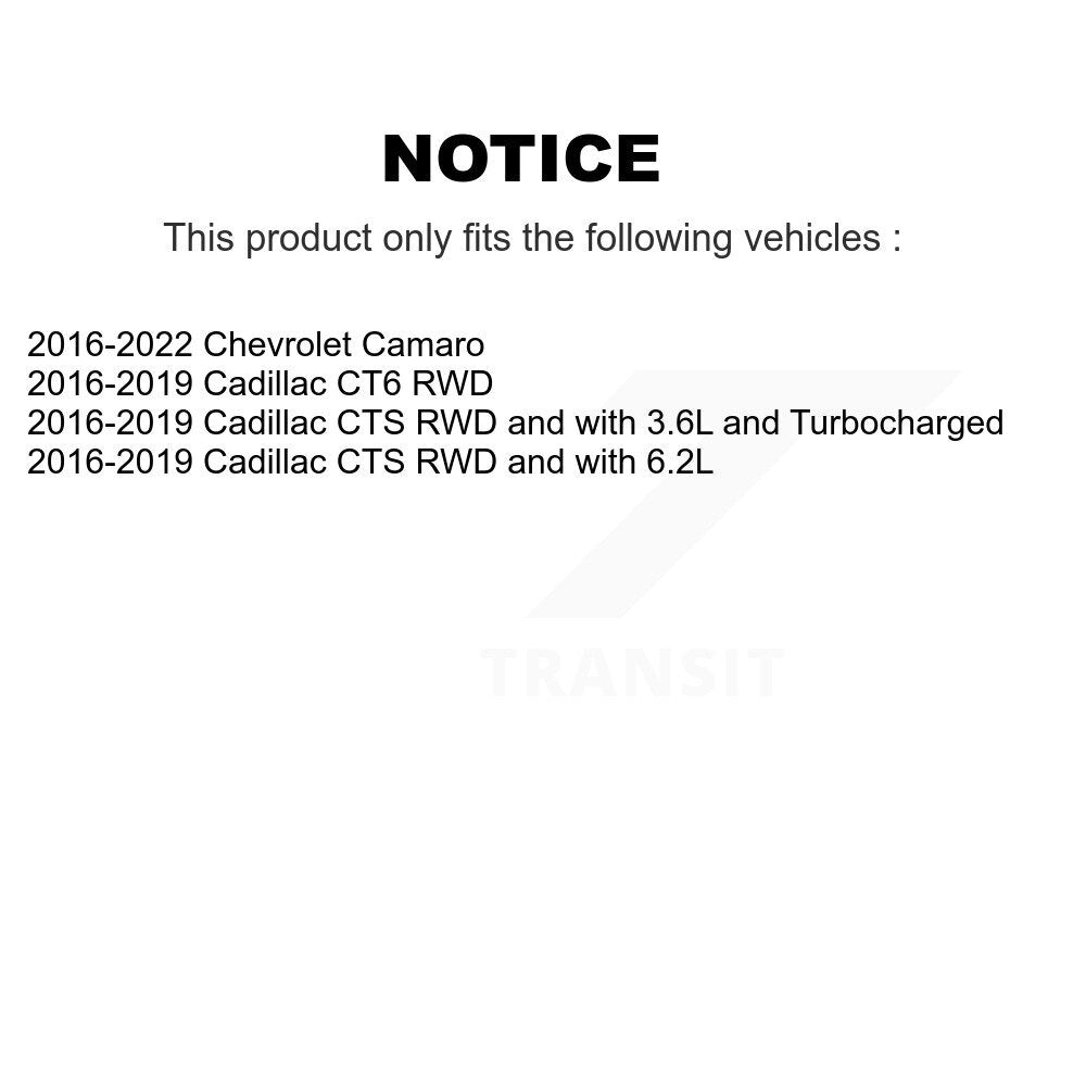 Front Rear Wheel Bearing & Hub Assembly Kit For Chevrolet Camaro Cadillac CTS CT6 K70-102148