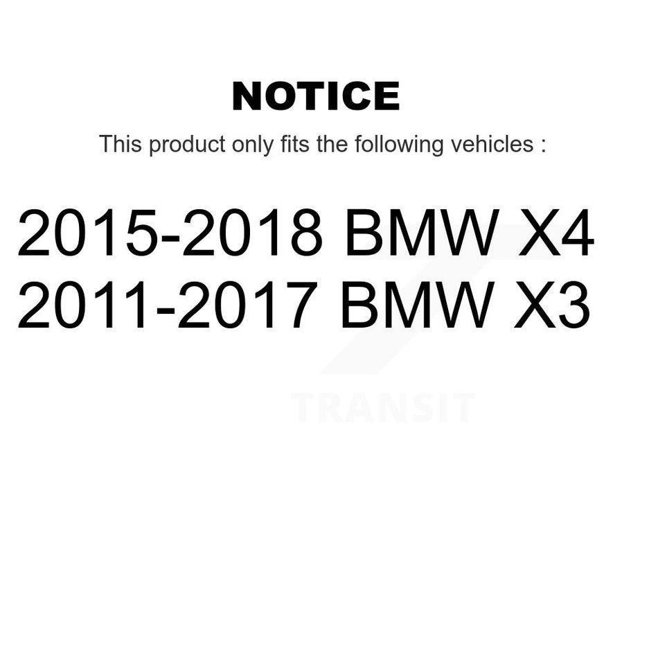 Rear Wheel Bearing Assembly Pair For BMW X3 X4 K70-102256