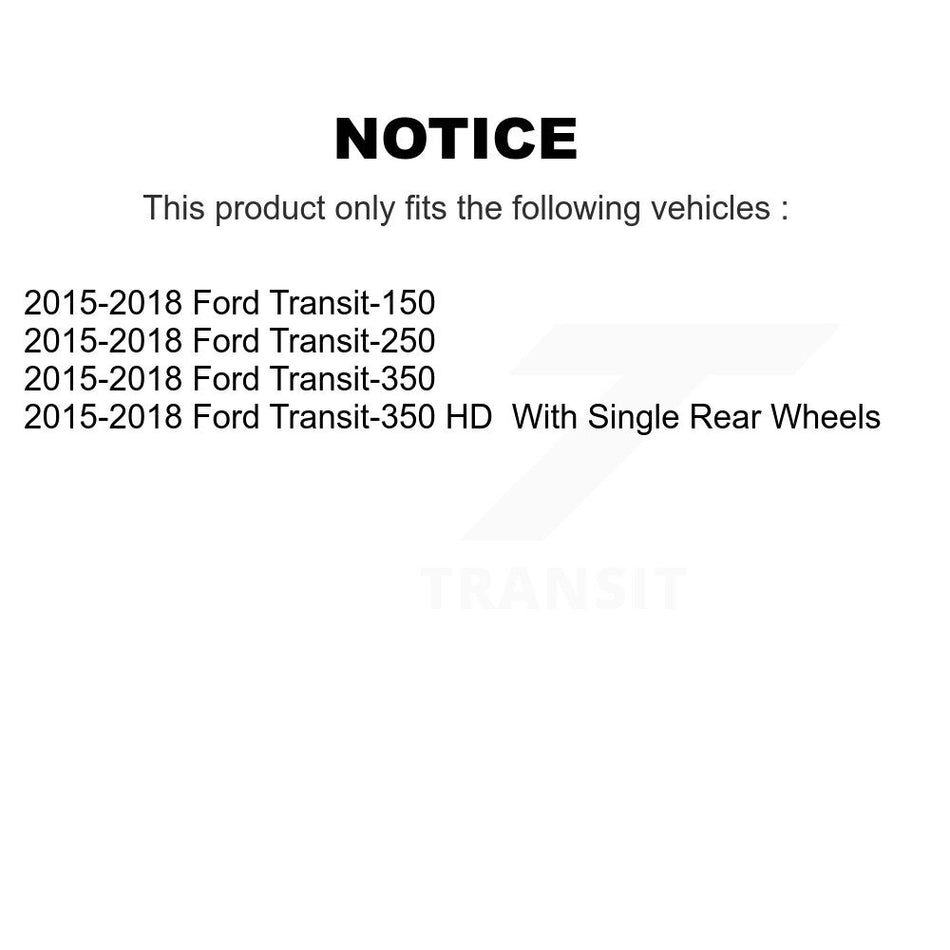 Rear Wheel Bearing Assembly Pair For Ford Transit-250 Transit-150 Transit-350 HD K70-102259