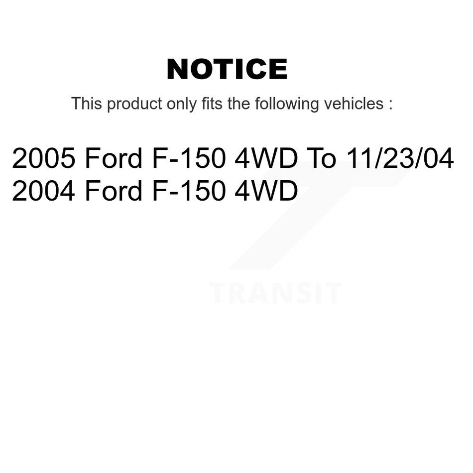 Front Suspension Control Arm And Ball Joint Assembly Link Kit For Ford F-150 Heritage 4WD K72-100007