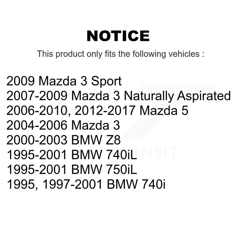 Front Suspension Link Pair For Mazda 3 5 BMW 740iL 740i 750iL Z8 Sport K72-100239