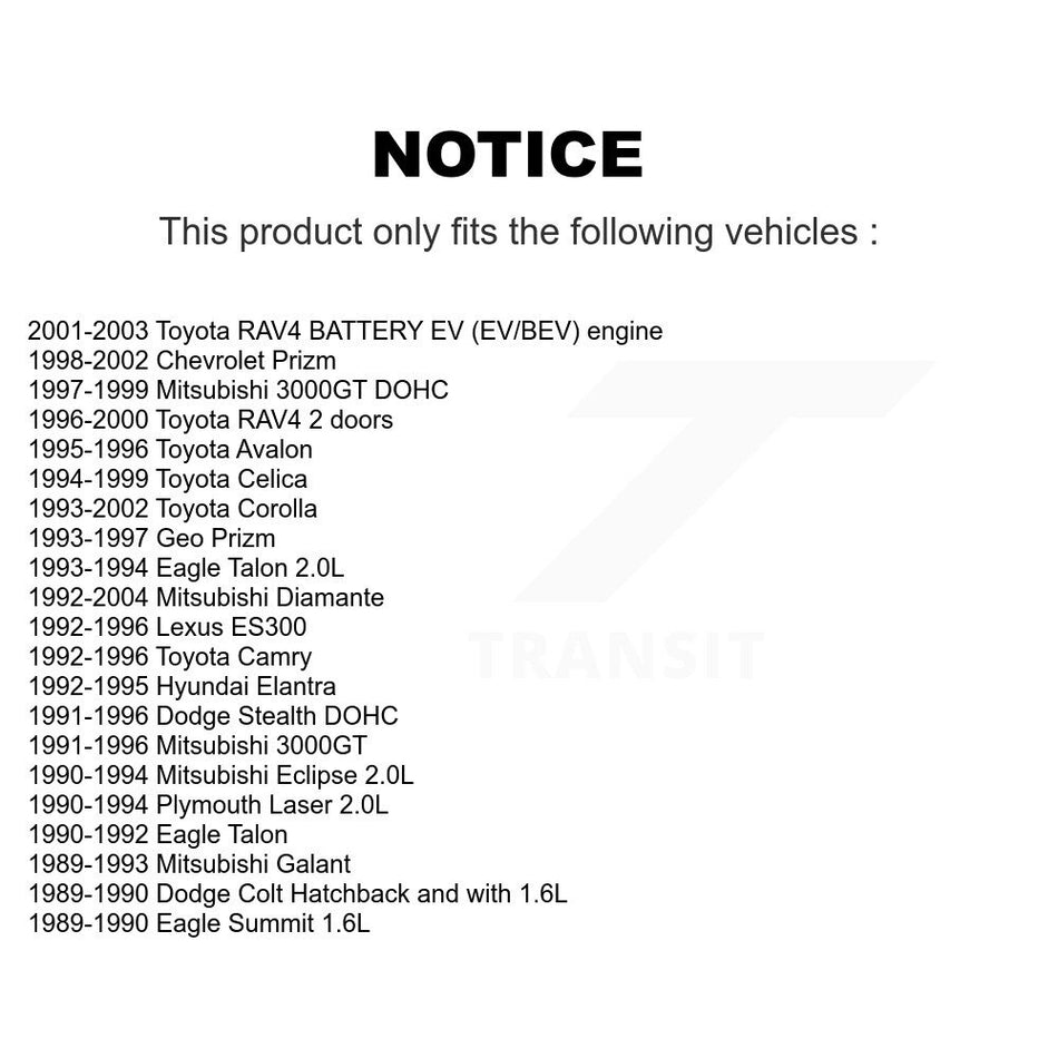 Front Suspension Link Pair For Toyota Corolla Camry RAV4 Prizm Chevrolet Geo Avalon Lexus ES300 Celica K72-100271
