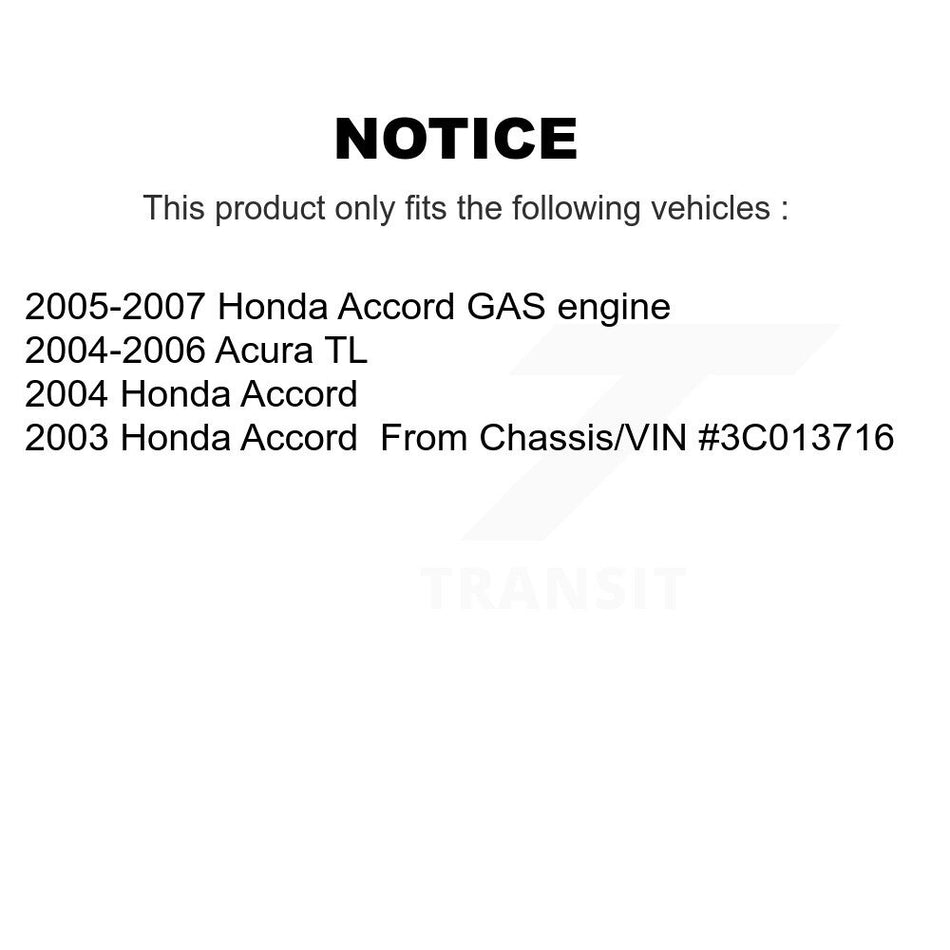 Front Suspension Link Kit For Honda Accord Acura TL K72-100328