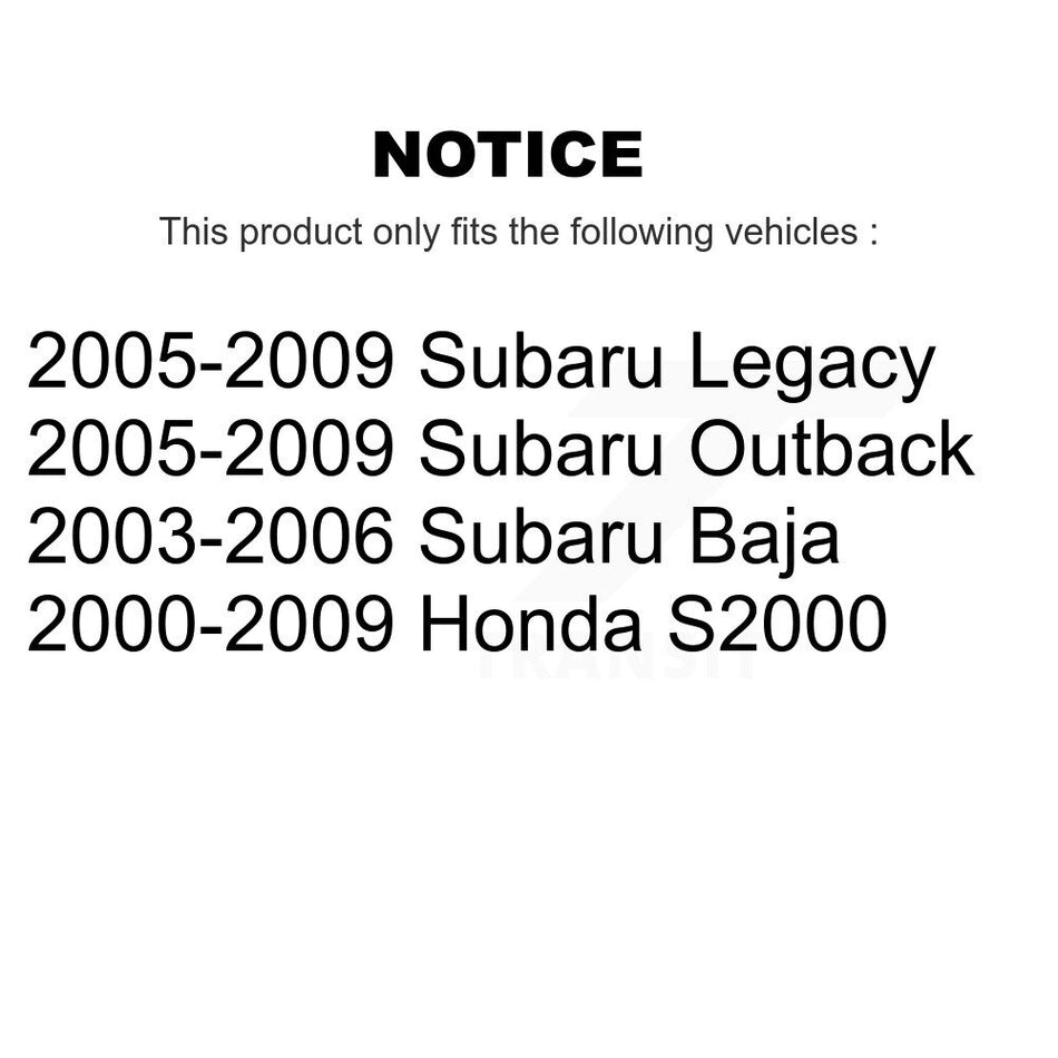 Rear Suspension Link Pair For Subaru Outback Legacy Honda S2000 Baja K72-100342