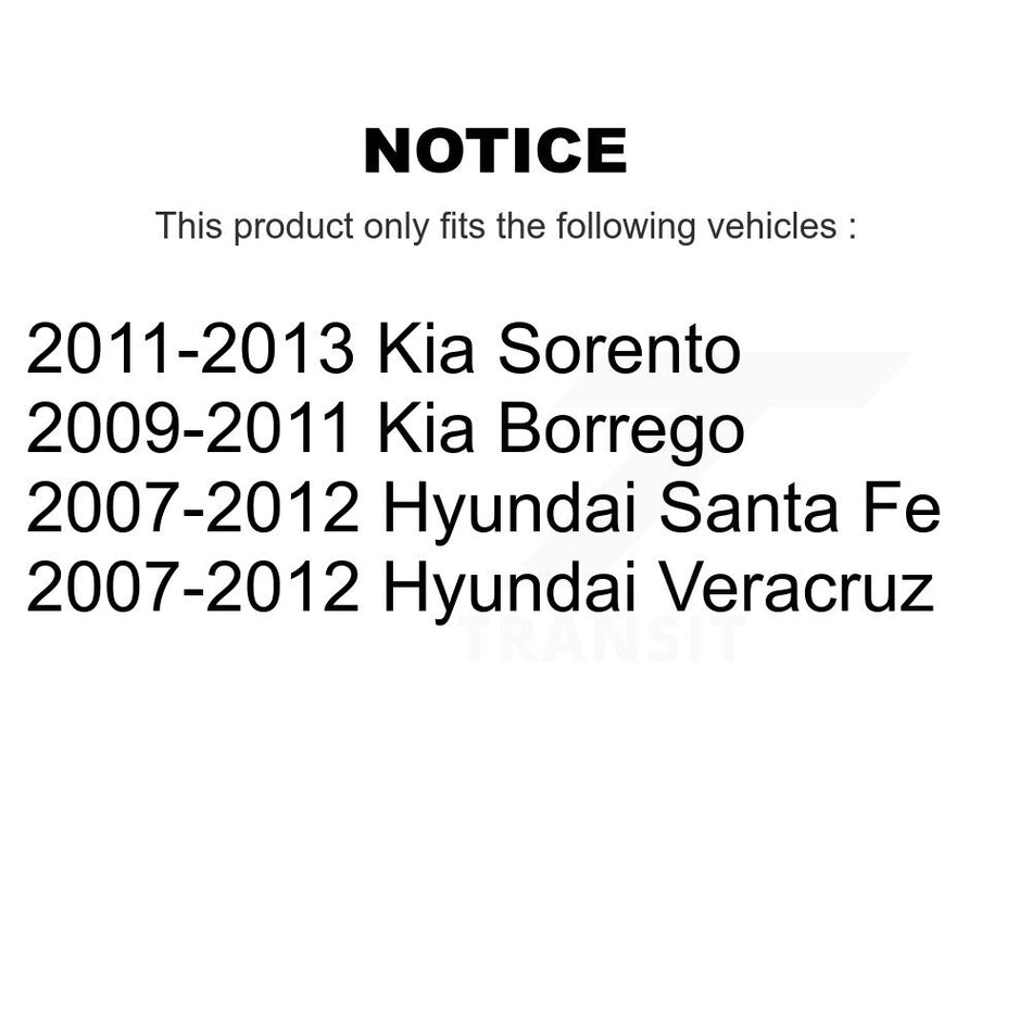 Rear Suspension Link Pair For Hyundai Santa Fe Kia Sorento Veracruz Borrego K72-100349