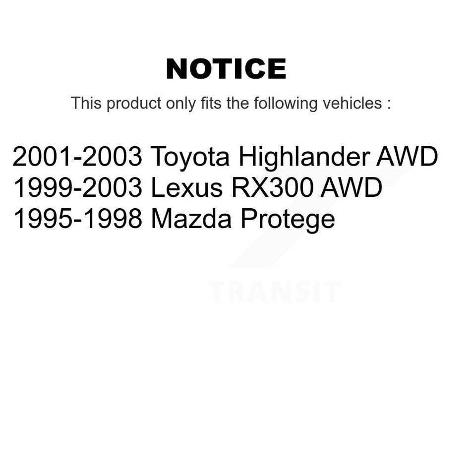 Rear Suspension Link Pair For 1995-1998 Mazda Protege K72-100363