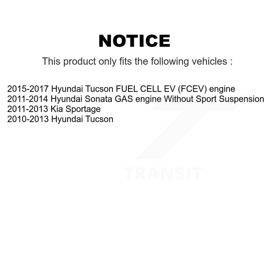 Front Suspension Ball Joints Pair For Hyundai Sonata Tucson Santa Fe Sport Kia Sportage Azera K72-100455