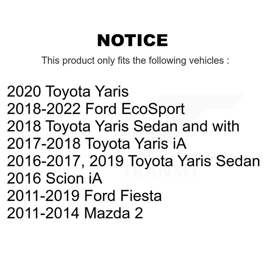 Front Suspension Ball Joints Pair For Ford Fiesta Mazda 2 K72-100456