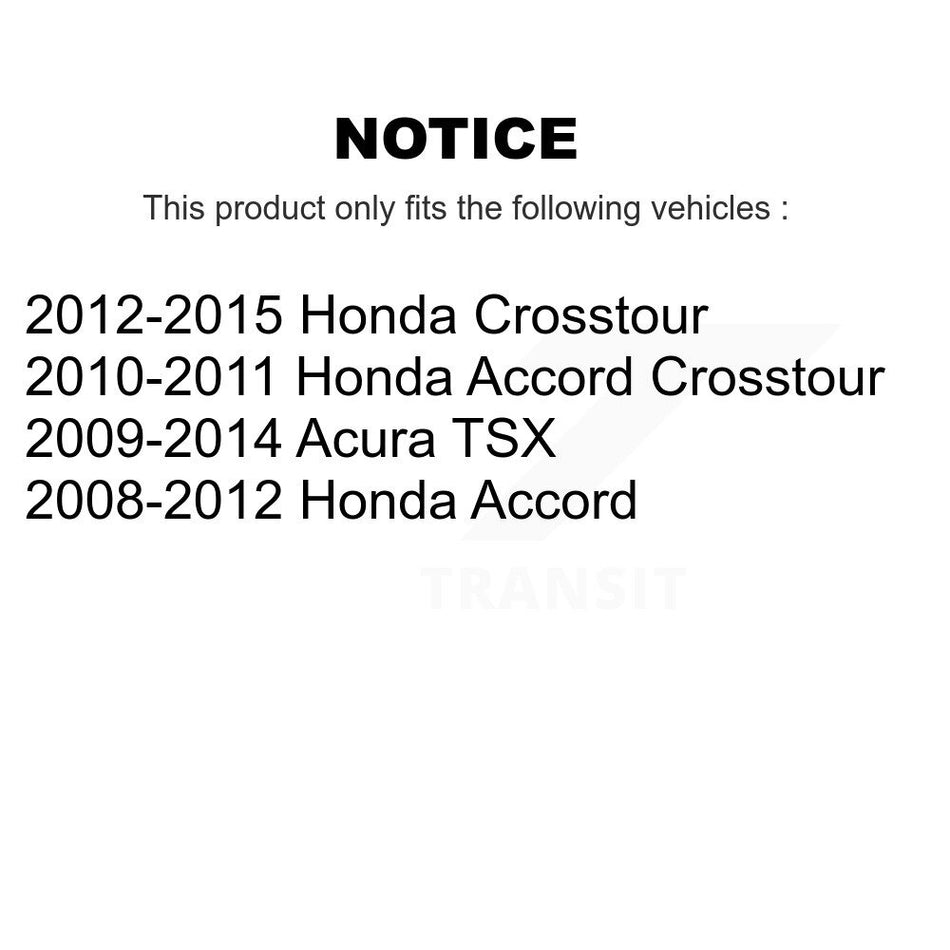 Front Suspension Ball Joints Pair For Honda Accord Acura TSX Crosstour K72-100458